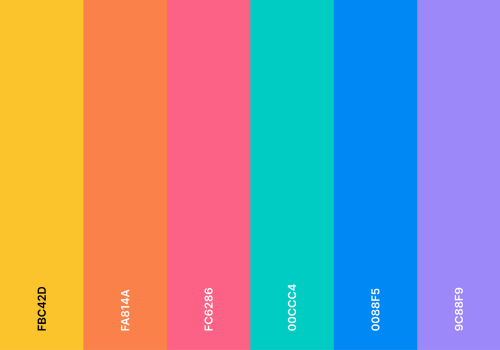 color palette spacepaw