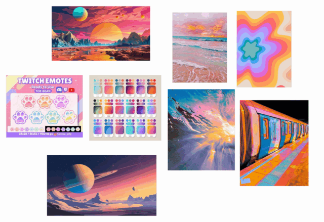 spacepaw Moodboard